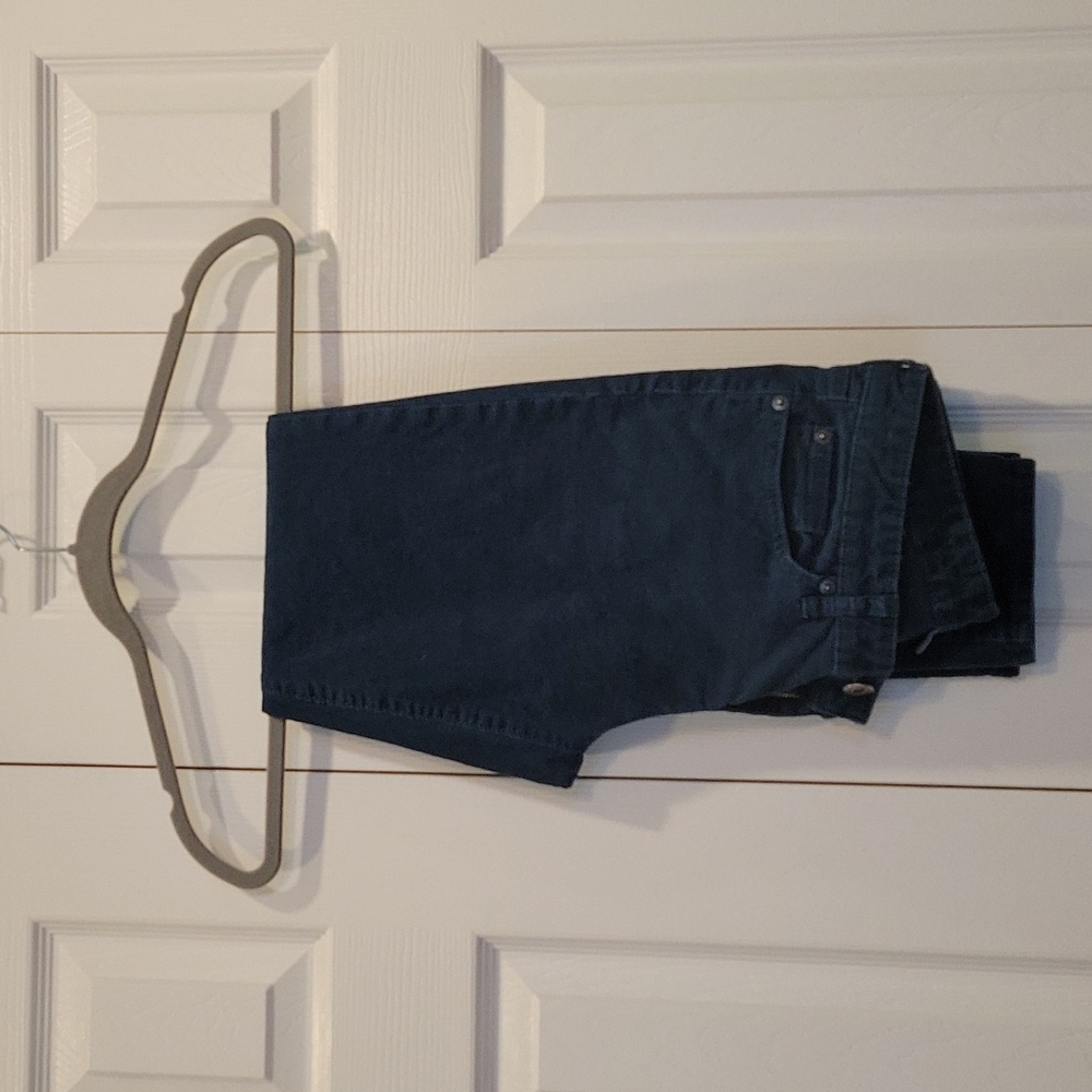 Gap Skinny Corduroy Pants Sz 4/27 Peacock green